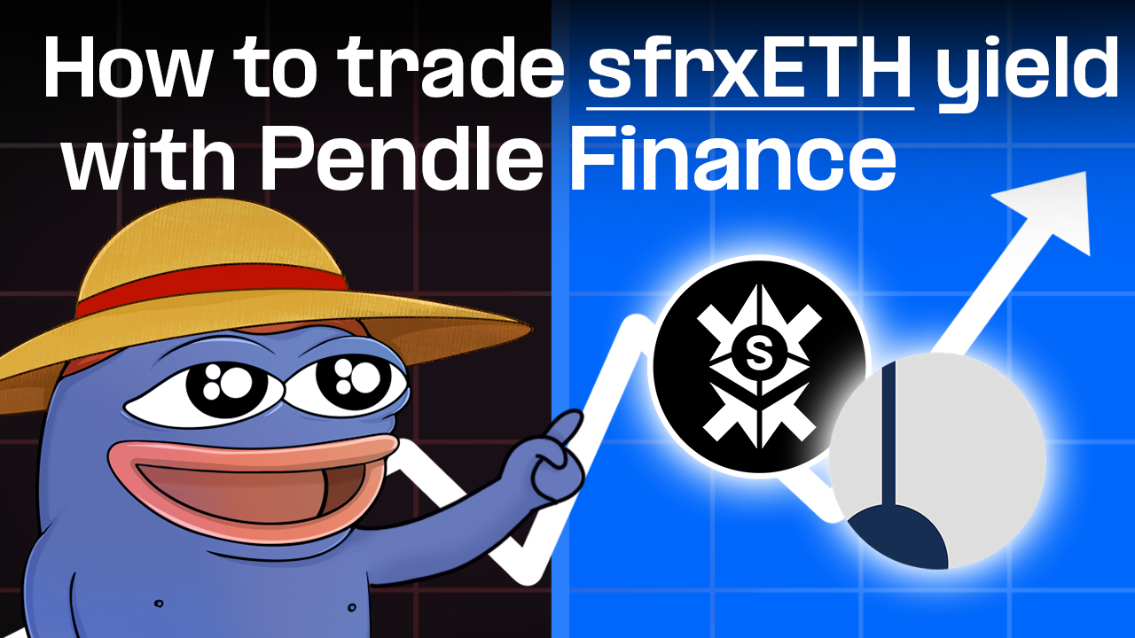 How to trade sfrxETH yield with Pendle Finance